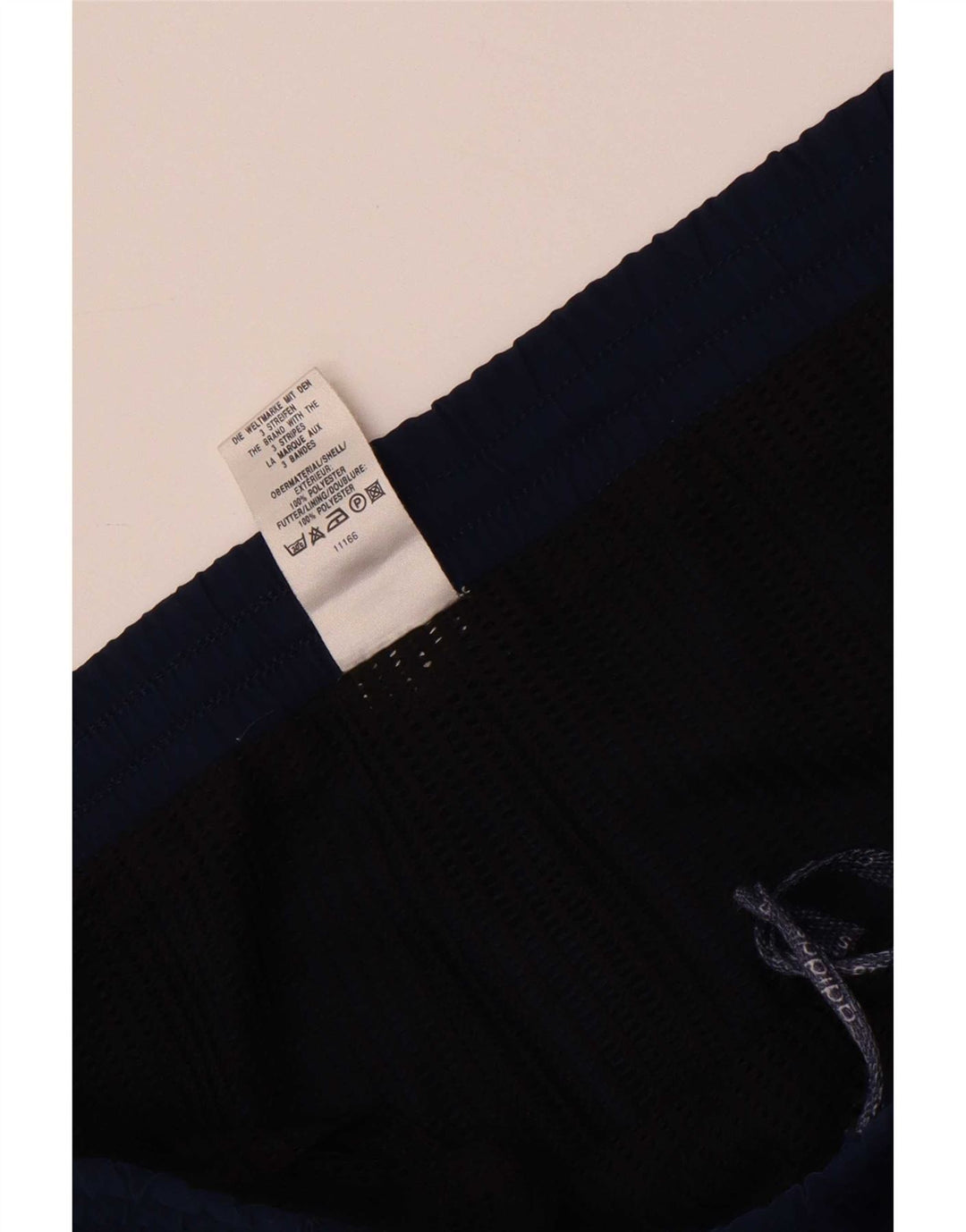 Pantaloni scurți sport pentru bărbați Adidas, mari, albastru, poliester