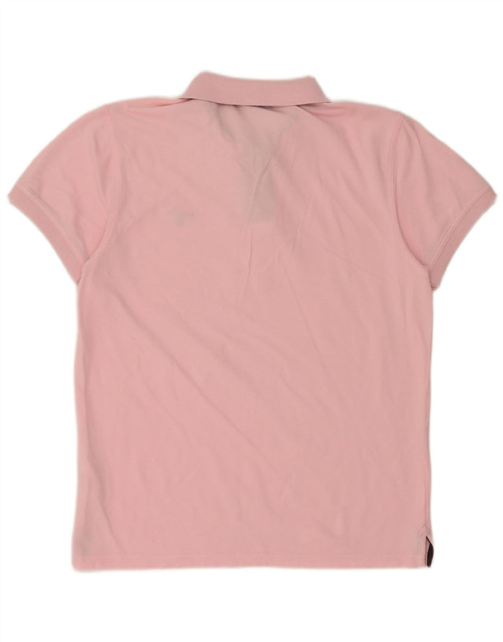 Tricou polo pentru bărbați GANT, bumbac roz mediu