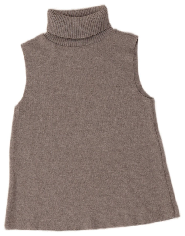 Vesta Zara Femei Tank Top UK 10 Small Gri