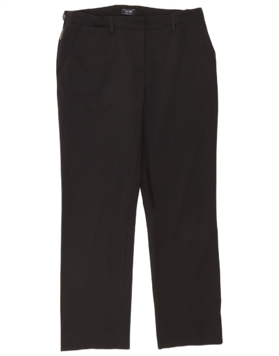 Pantaloni drepti Armani pentru femei L30 L29 Poliester negru