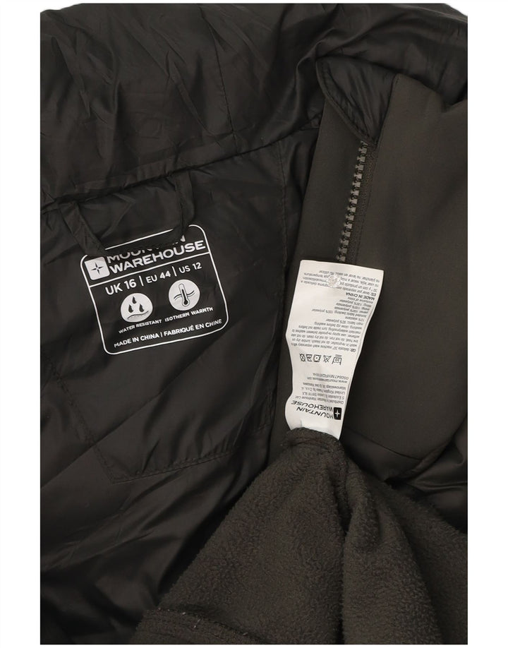 Jachetă Windbreaker cu glugă pentru femei Mountain Warehouse UK 16 Large Khaki