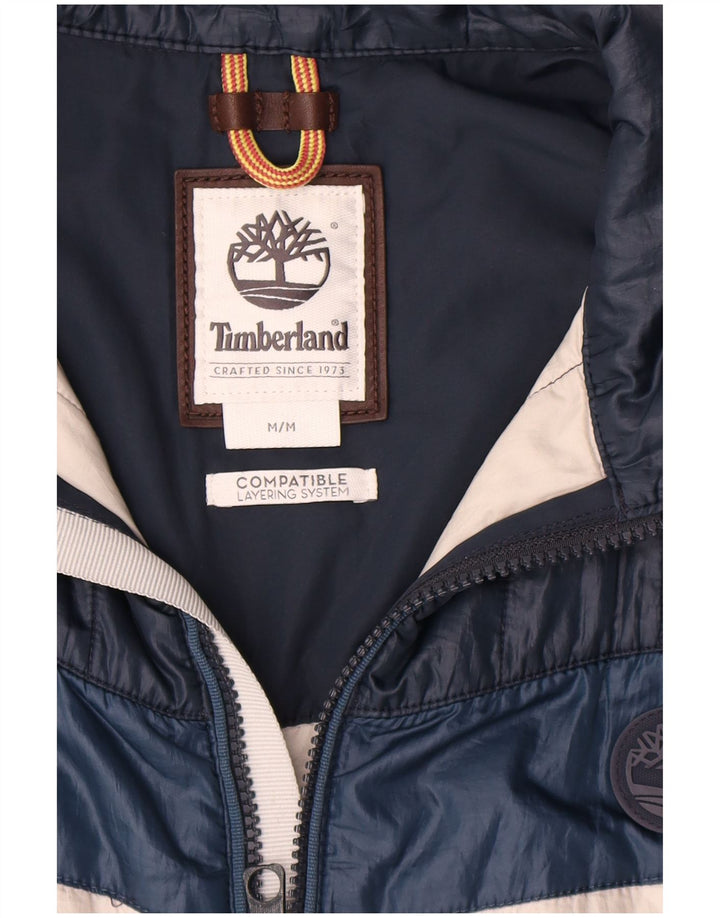 Gilet căptușit pentru bărbați Timberland UK 38 Medium White Colorblock Poliester