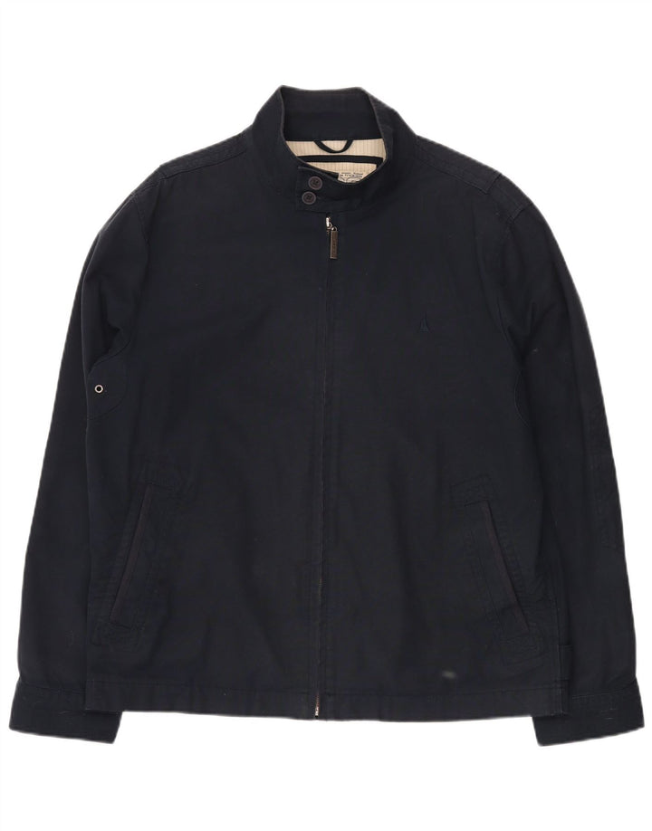 Bomber pentru bărbați MUSTO UK 40 mare, albastru, bumbac