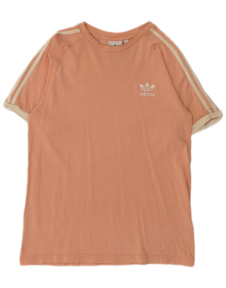 Tricou pentru bărbați Adidas Top Mediu Roz Colorblock Bumbac