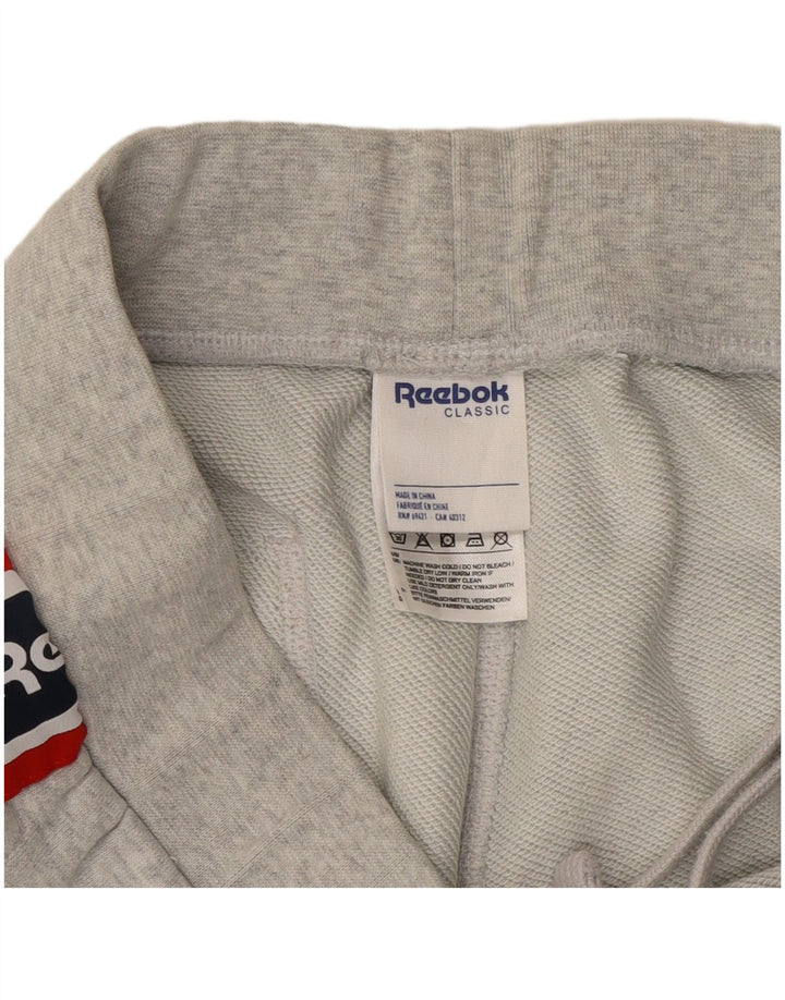 Pantaloni de trening grafic pentru bărbați Reebok Pantaloni de jogging Gri mediu Colorblock