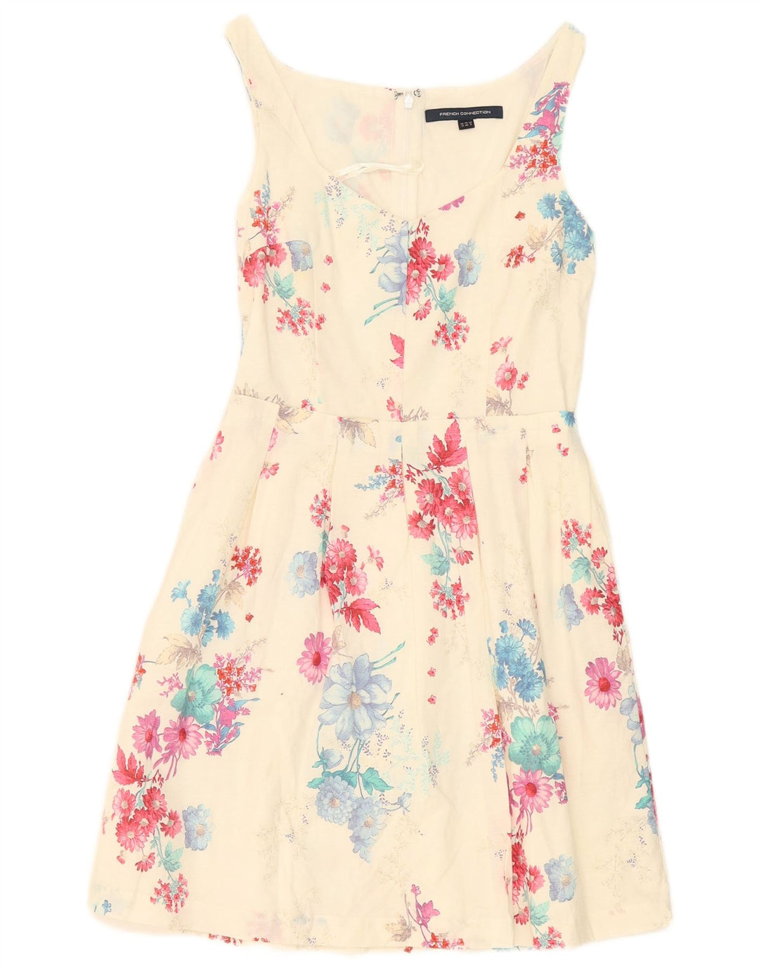 Rochie A-Line pentru femei French Connection UK 12 Medium Off White Floral