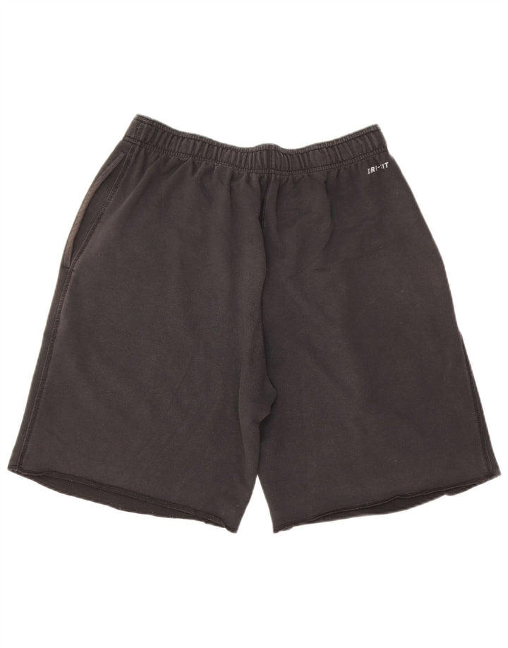 Pantaloni scurți sport Nike Dri Fit pentru bărbați, bumbac mediu negru