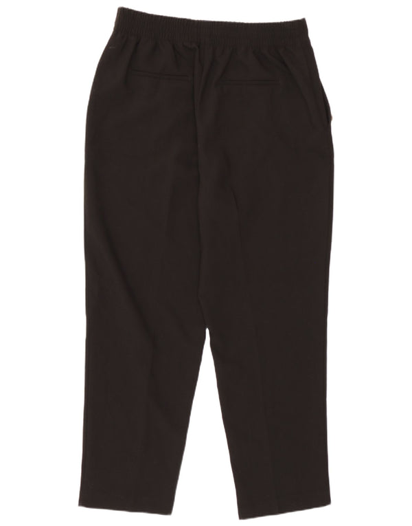 Pantaloni chino conici pentru femei cu talie înaltă Zara L30 L26 Poliester negru