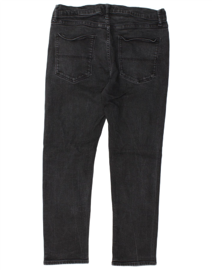 Blugi slim pentru bărbați Marks & Spencer W32 L26 bumbac negru