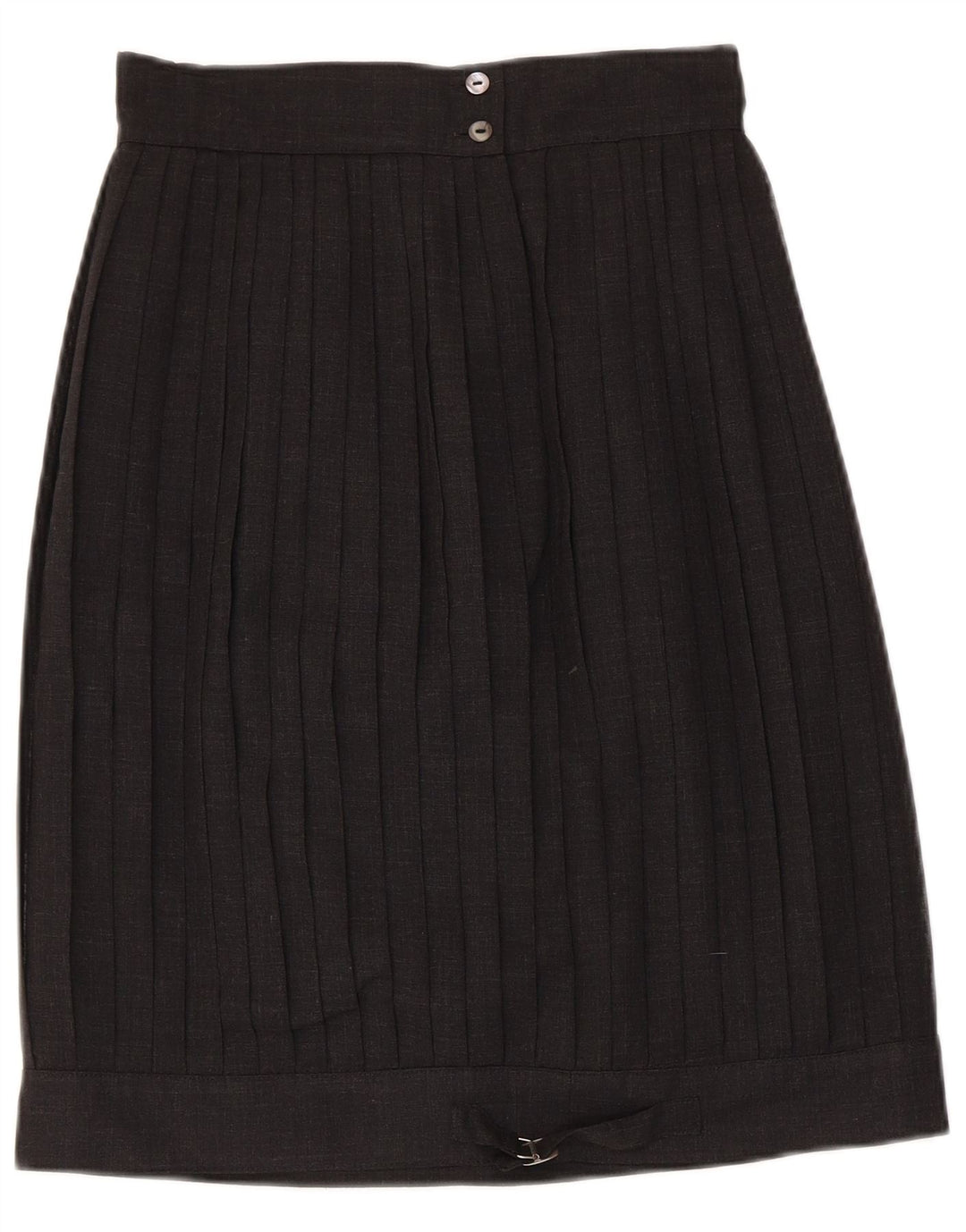 Fusta plisată Vintage pentru femei IT 42 Medium W26 Negru