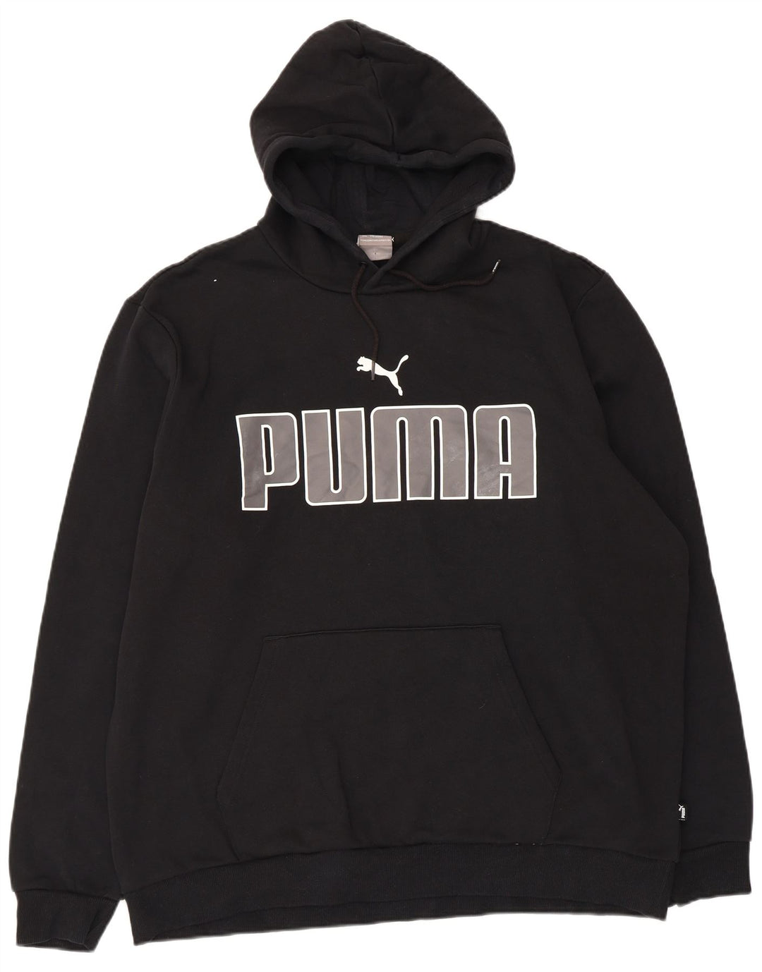 Pulover pentru bărbați Puma Graphic Hoodie 2XL, bumbac negru