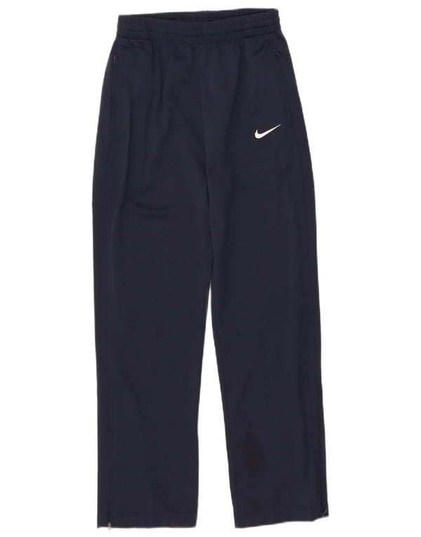 Pantaloni de trening Nike băieți 10-11 ani poliester mediu albastru bleumarin