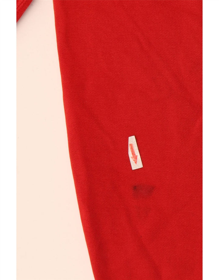 Pulover Nike pentru bărbați, bumbac roșu mediu