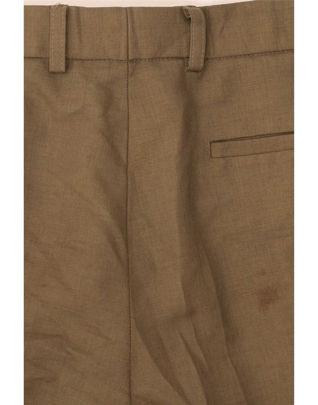 Pantaloni chino pentru bărbați Marks & Spencer L32 L33 Kaki Poliester