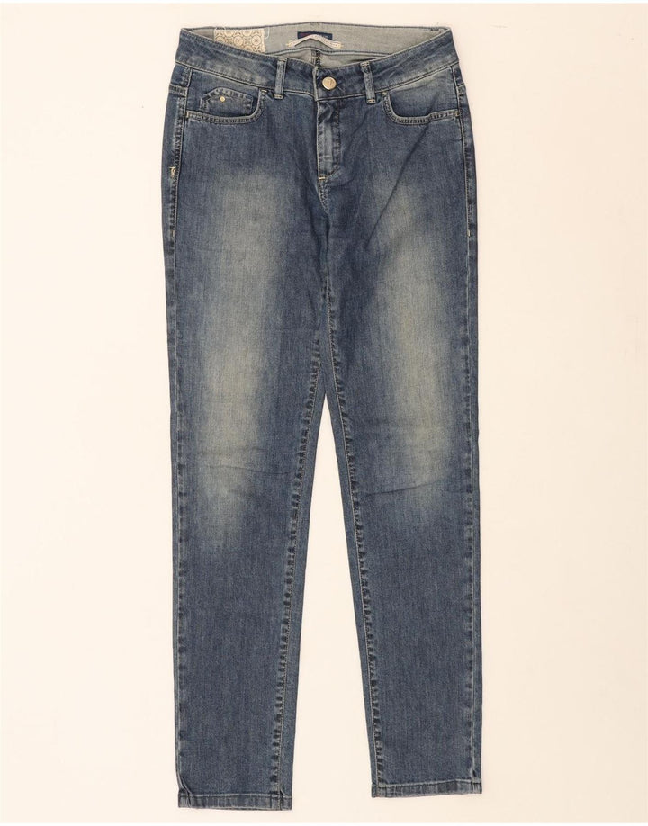 TRUSSARDI Womens Slim Jeans W27 L31 Blue Cotton Vintage Trussardi and Second-Hand Trussardi from Messina Hembry 