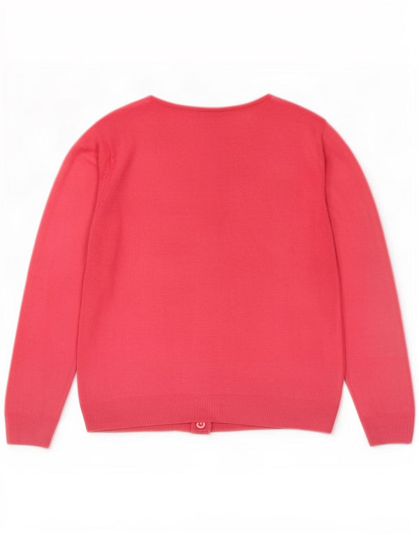 Pulover cardigan pentru femei Marks & Spencer UK 16, mare, roz acrilic