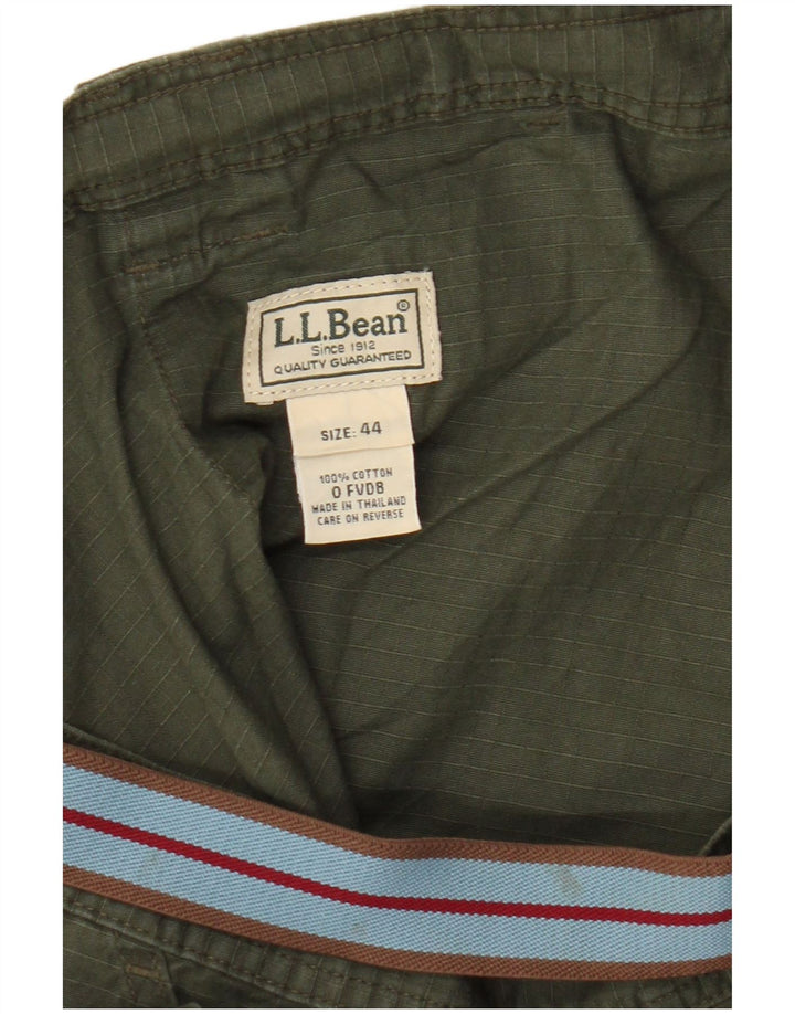 Pantaloni scurți cargo pentru bărbați L.L.Bean W44 2XL bumbac verde