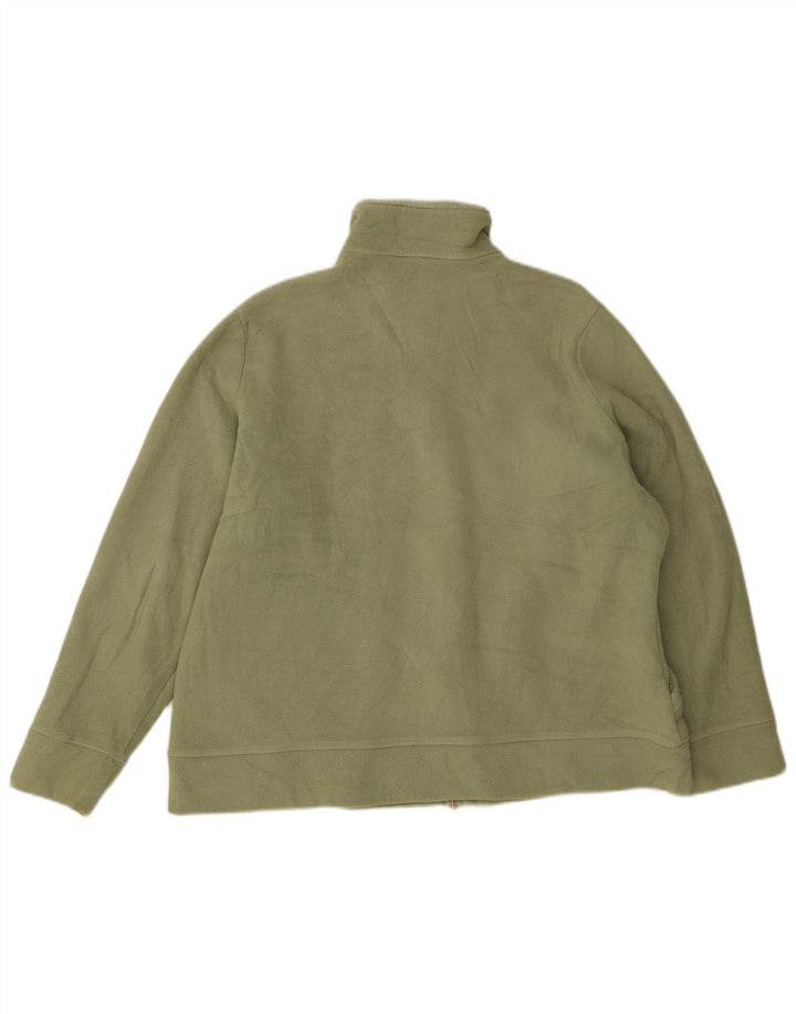 Jachetă fleece supradimensionată pentru femei Marks & Spencer UK 18 XL Poliester verde
