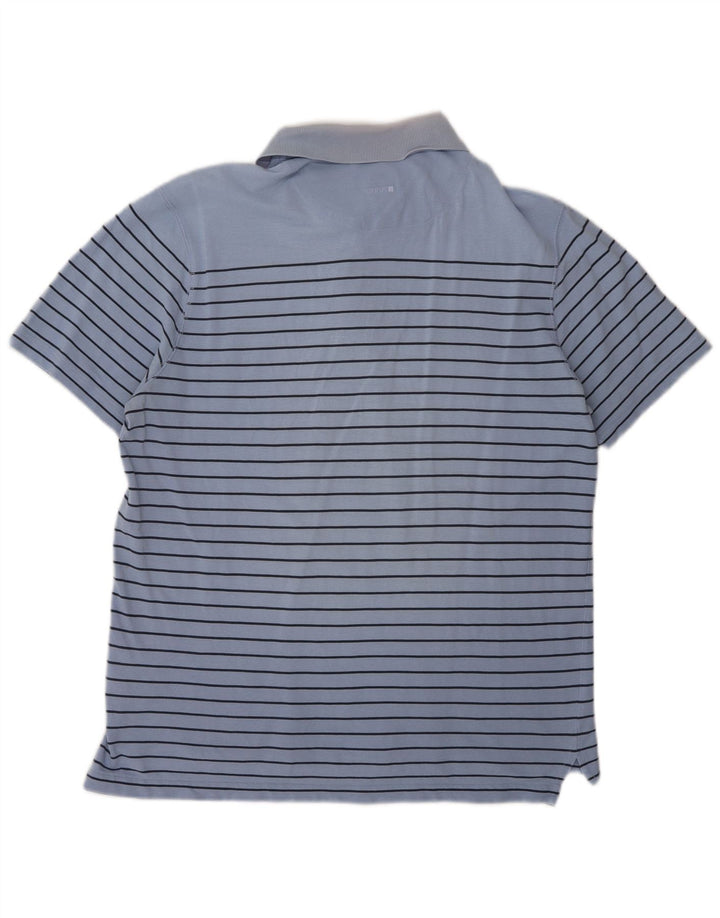 Tricou polo pentru bărbați Hugo Boss, bumbac cu dungi albastre mari