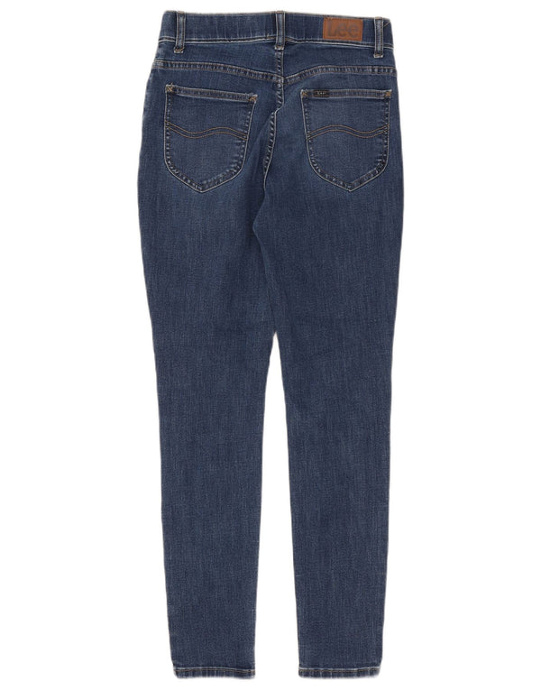 Blugi skinny pentru femei cu talie înaltă Lee L28 L28 albastru