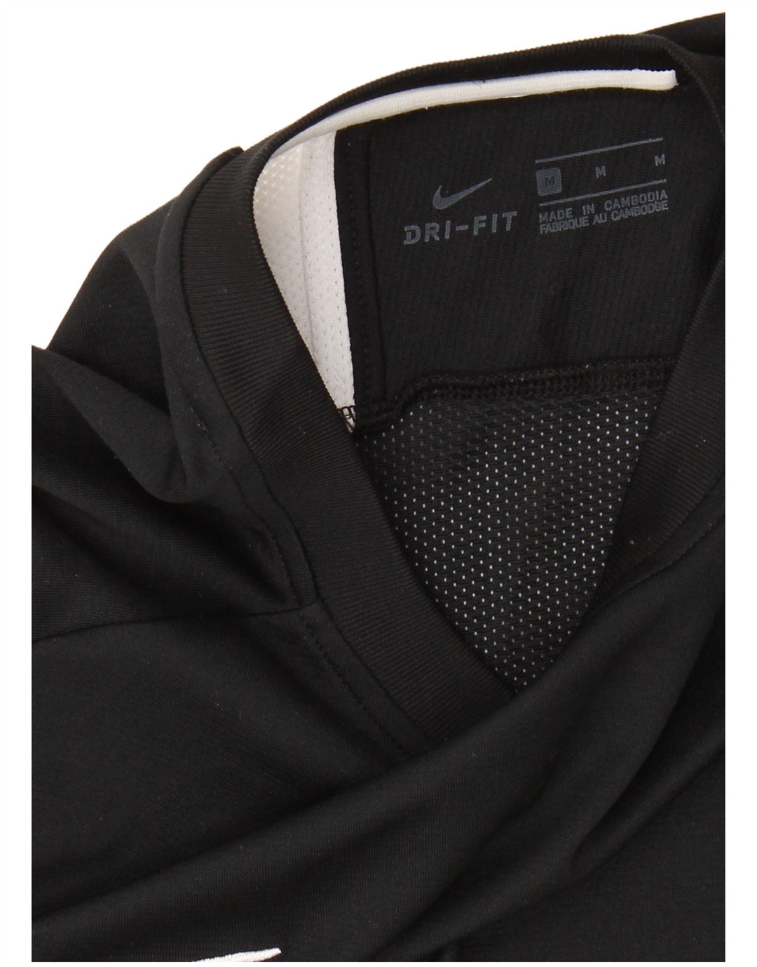 Tricou NIKE Dri Fit pentru bărbați Top mediu negru Colorblock
