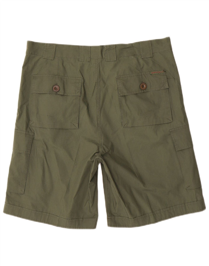 Pantaloni scurti cargo pentru femei VINTAGE IT 52 XL W36 bumbac kaki