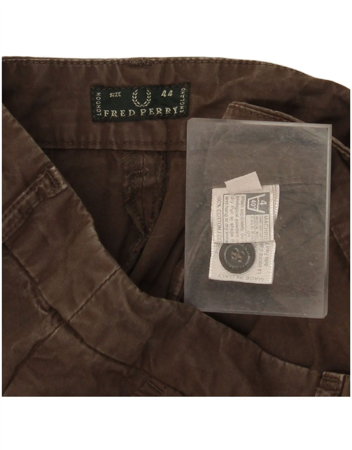 FRED PERRY Pantaloni scurți chino pentru femei IT 44 Medium W29 Bumbac maro