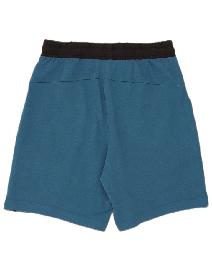 Pantaloni scurți sport Nike pentru bărbați, albastru mediu, bumbac color bloc