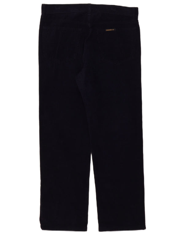 Pantaloni drepti din velur pentru bărbați Carrera L36 L29 Bumbac bleumarin