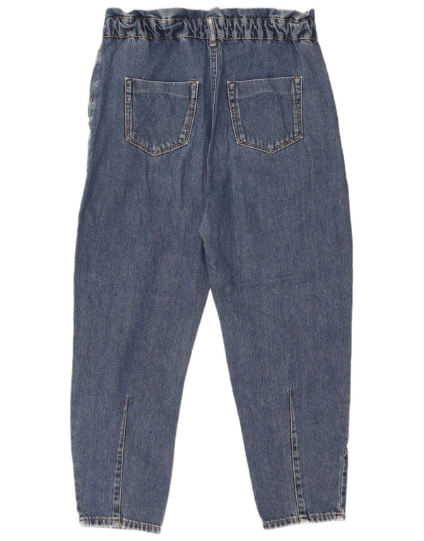 Blugi conici cu talie înaltă pentru femei Zara eu 34 2XS L24 L25 Bumbac albastru