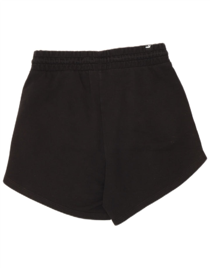 Pantaloni scurti sport Puma pentru femei UK 12, bumbac mediu negru