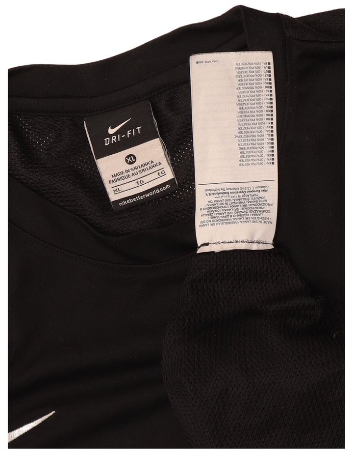 Tricou Nike Dri Fit pentru bărbați Top XL Negru Poliester color bloc