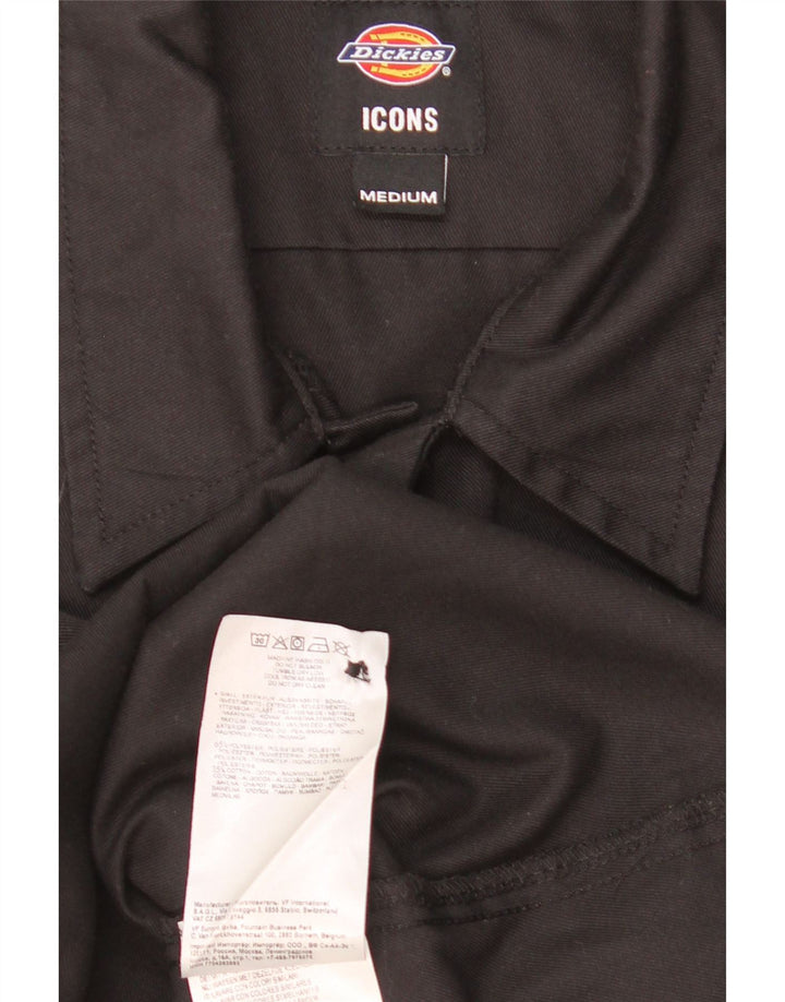 Cămașă cu mânecă scurtă Dickies pentru bărbați, poliester mediu negru