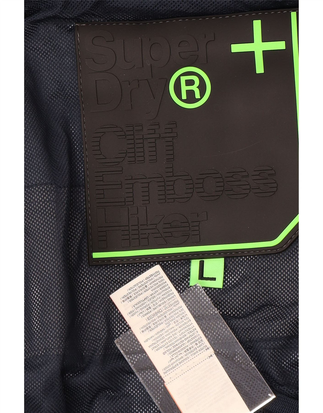 SUPERDRY jachetă de vânt pentru bărbați cu glugă, UK 40, mare nailon gri