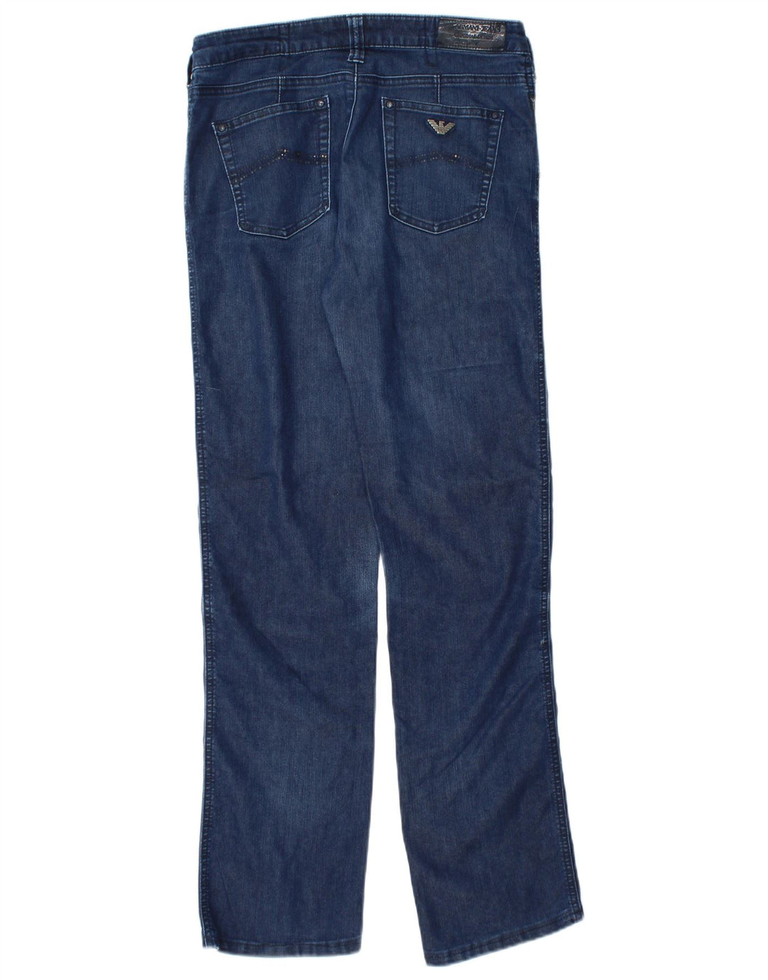 Blugi drepti pentru femei Armani W29 L28 bleumarin