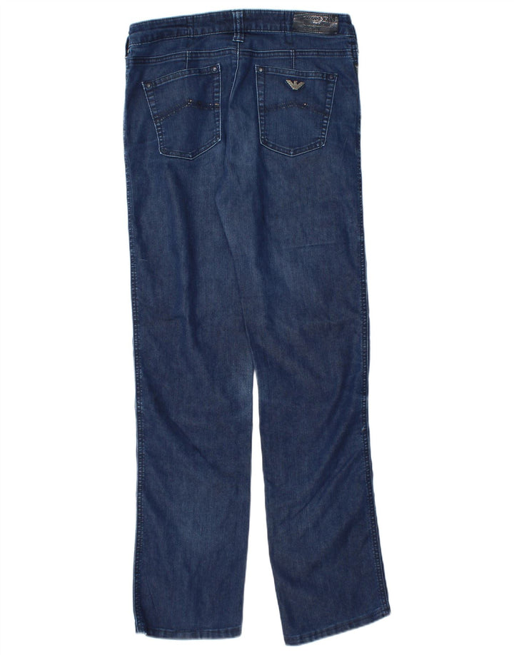 Blugi drepti pentru femei Armani W29 L28 bleumarin