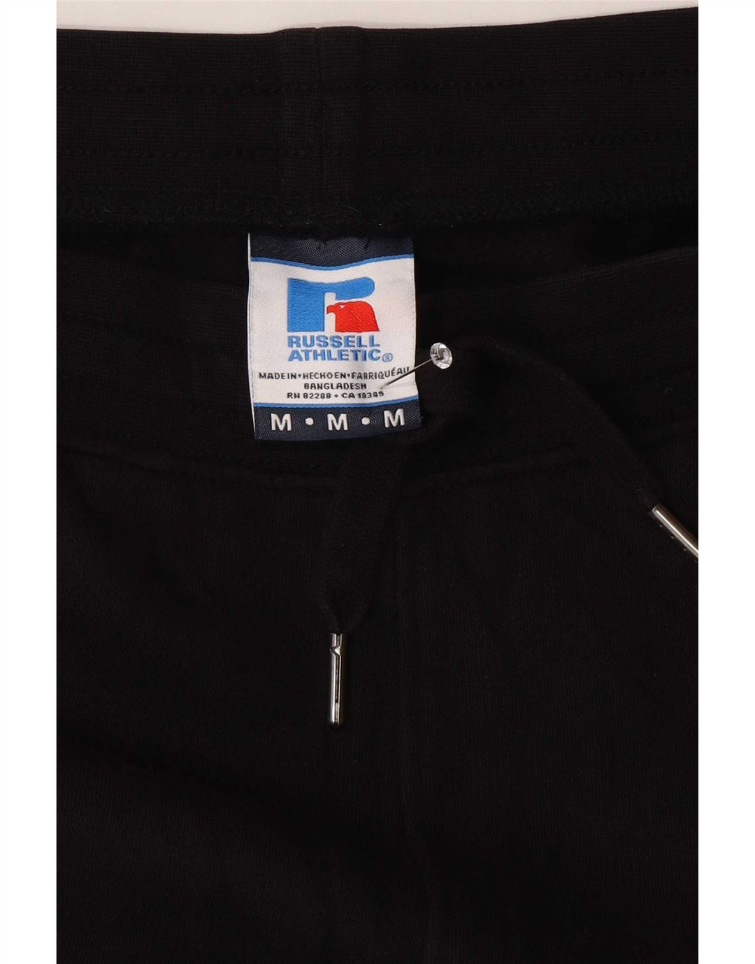 Pantaloni de trening pentru bărbați Russell Athletic Pantaloni de jogging Bumbac mediu negru