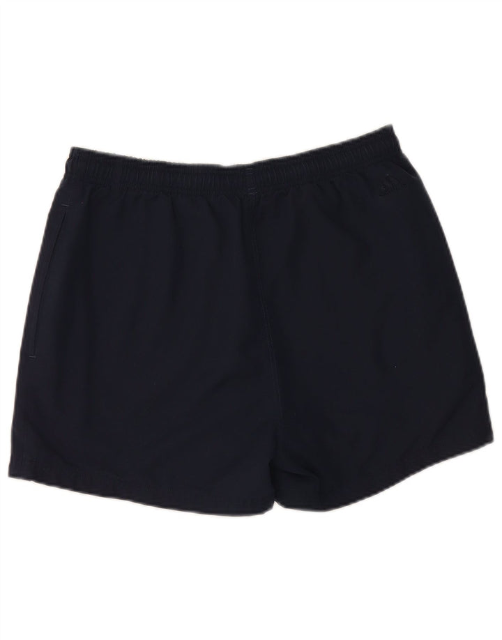 Pantaloni scurți sport Adidas pentru bărbați, poliester mediu bleumarin