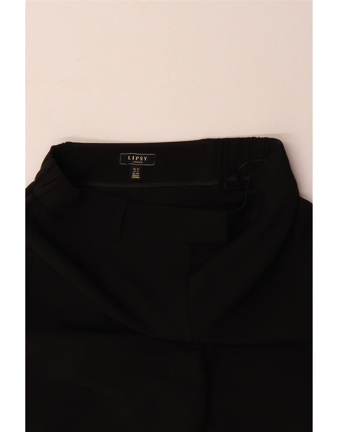 Pantaloni casual pentru femei LIPSY Bootcut UK 12 Medium W30 L30 Poliester negru