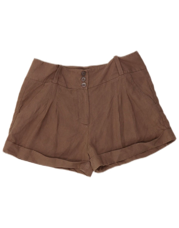 Pantaloni scurți chino pentru femei Jigsaw UK 10 Small W28 Maro in