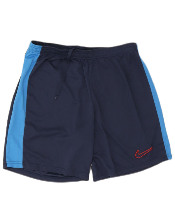 Pantaloni scurți sport Nike Dri Fit Slim Fit pentru bărbați, mari, bleumarin, color block