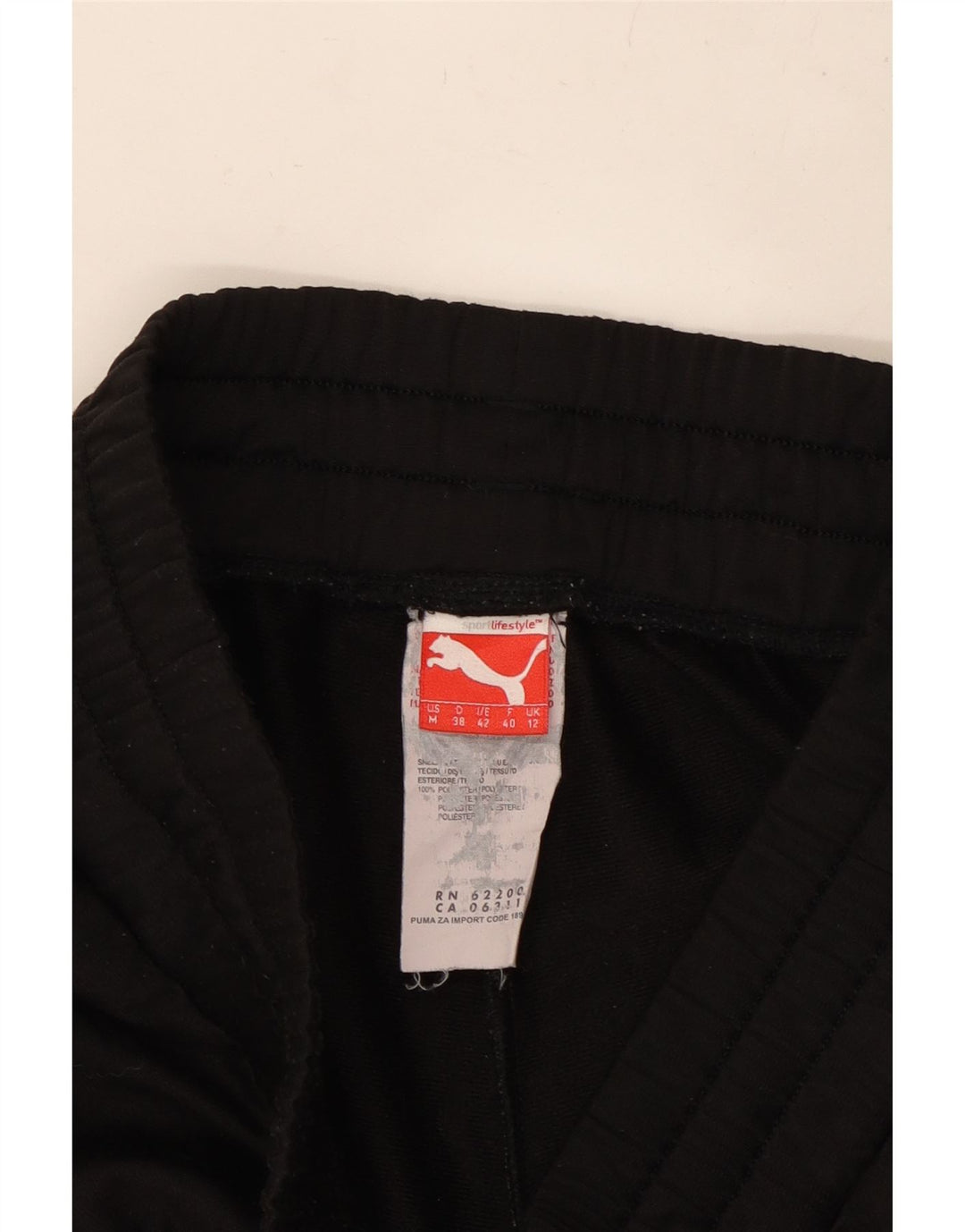 Pantaloni de trening PUMA pentru femei Joggeri UK 12 Poliester mediu negru