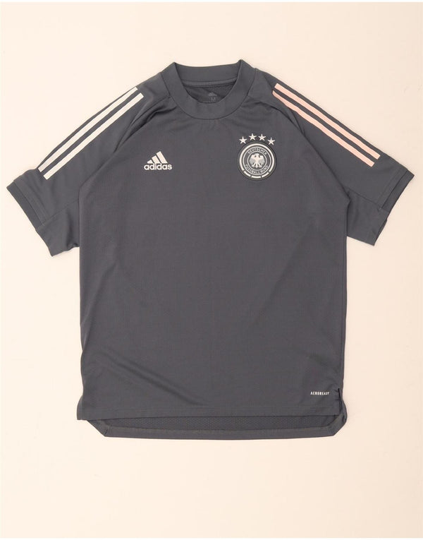 Tricou ADIDAS Deutscher Fussball Bund pentru bărbați Top Medium Gri Poliester