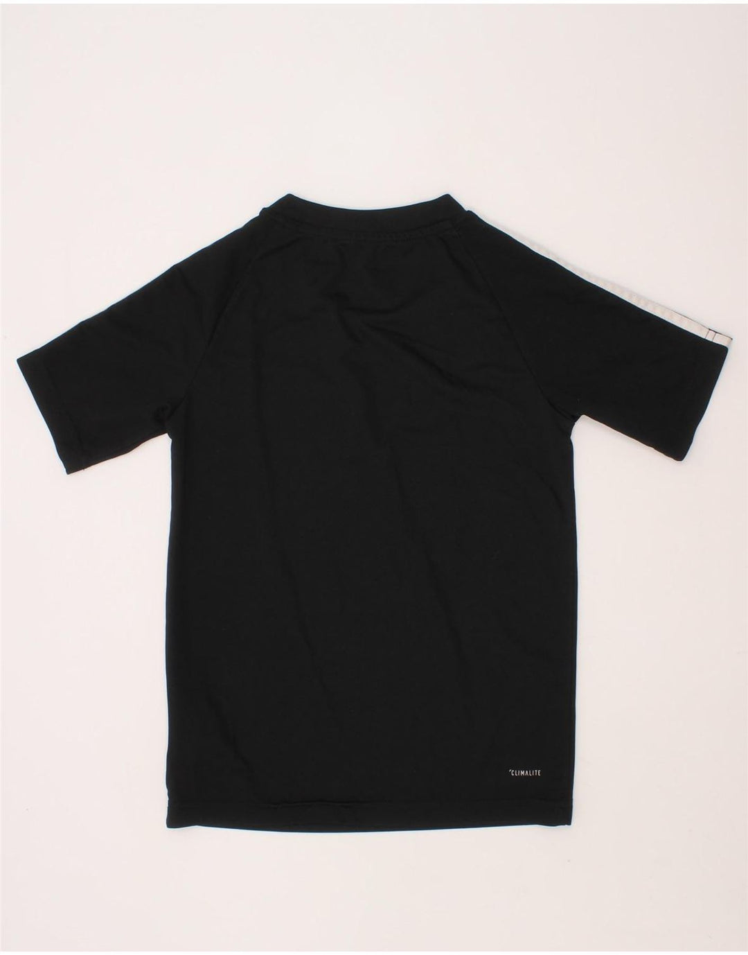 ADIDAS Boys Climalite T-Shirt Top 7-8 Years Black Polyester Vintage Adidas and Second-Hand Adidas from Messina Hembry 