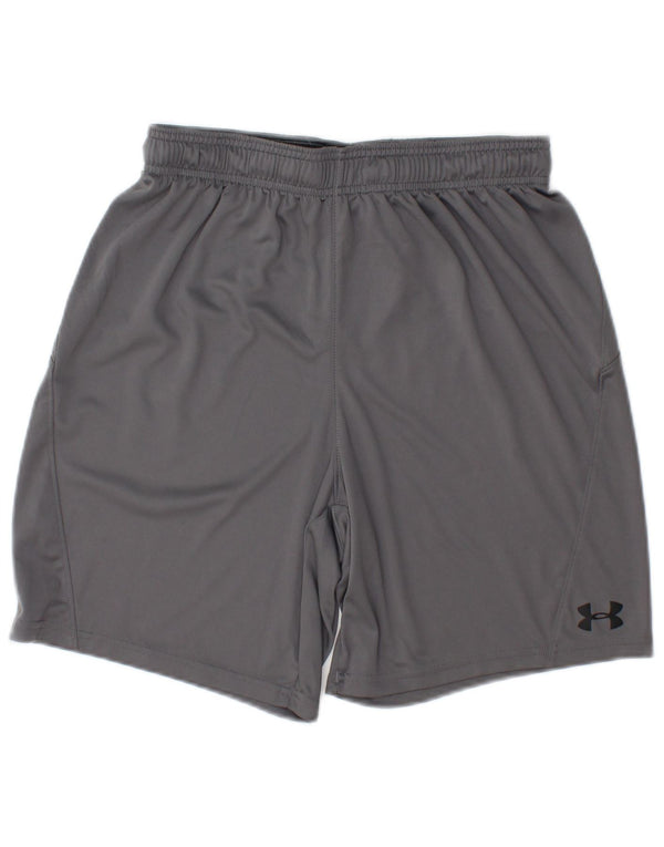 Pantaloni scurți sport Under Armour Heat Gear pentru bărbați, gri mediu, poliester
