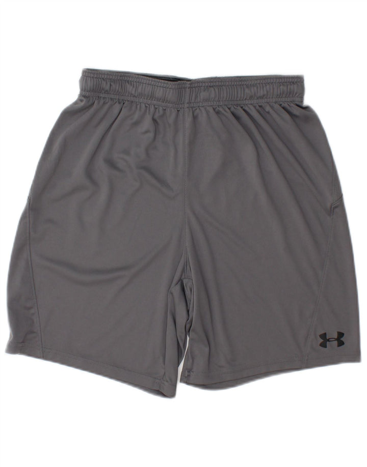 Pantaloni scurți sport Under Armour Heat Gear pentru bărbați, gri mediu, poliester