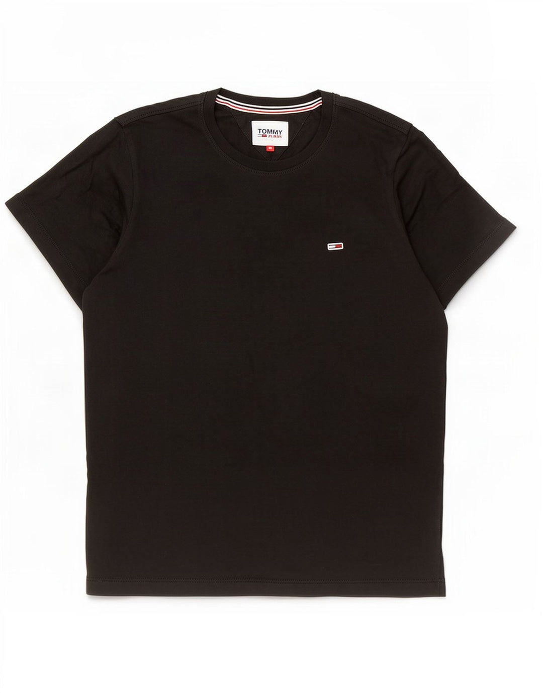 Tricou pentru bărbați Tommy Hilfiger Top mediu negru bumbac