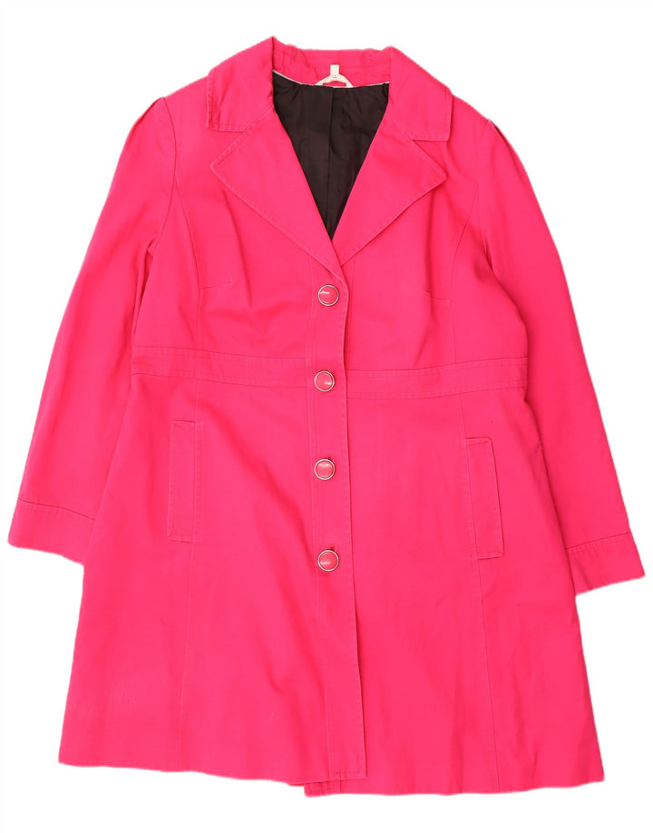 Trench pentru femei Marks & Spencer UK 20 2XL bumbac roz