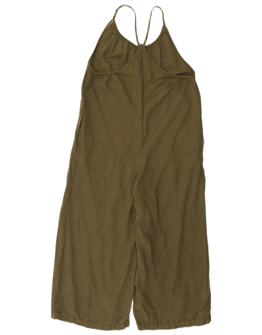 Salopetă fără mâneci pentru femei Zara UK 10 Small Khaki