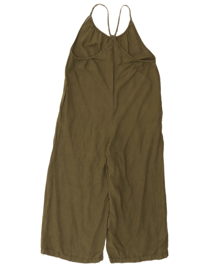 Salopetă fără mâneci pentru femei Zara UK 10 Small Khaki